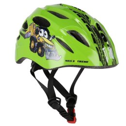 MTW01 LED ZIELONY ROZM. XS (42-48 cm) KASK NILS EXTREME