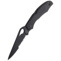 Nóż składany Spyderco Byrd Cara Cara 2 Stainless, Black Blade Combination (BY03BKPS2)