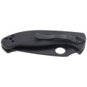 Nóż Spyderco Tenacious G-10 Black / Black Blade Plain (C122GBBKP)