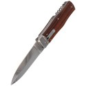Nóż sprężynowy Mikov Predator Palisander Wood 4ostrz (241-ND-4/KP)