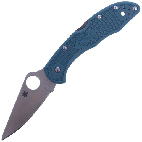 Nóż składany Spyderco Delica 4 FRN Blue, K390 Plain (C11FPK390)