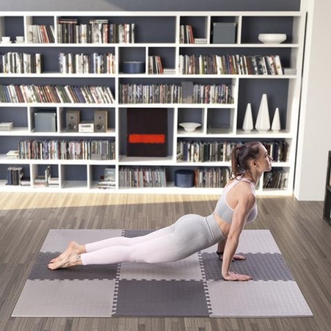 Mata Puzzle HMS Premium MP12, 9 Elementów, 12 mm, Gray