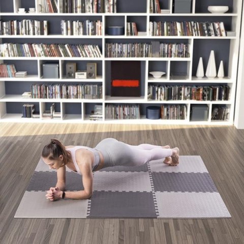 Mata Puzzle HMS Premium MP12, 9 Elementów, 12 mm, Gray