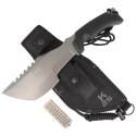 Nóż K25 Tracker Black SFL, Titanium Coated z Ostrzałką (31955)