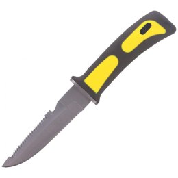 Nóż nurkowy Martinez Albainox Yellow ABS-Rubber, Satin (31333-AM)