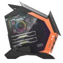 Obudowa komputerowa Darkflash K1 (czarno-pomarańczowa)