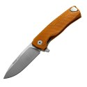 Nóż składany LionSteel ROK Orange Aluminium, Satin M390 by Molletta (ROK A OS)