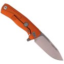 Nóż składany LionSteel ROK Orange Aluminium, Satin M390 by Molletta (ROK A OS)