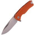 Nóż składany LionSteel ROK Orange Aluminium, Satin M390 by Molletta (ROK A OS)