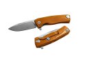 Nóż składany LionSteel ROK Orange Aluminium, Satin M390 by Molletta (ROK A OS)