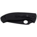 Nóż Spyderco Tenacious G-10 Black / Black Blade Plain (C122GBBKP)