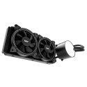 Chłodzenie wodne komputera AiO Darkflash TR240 RGB 2x 120x120 (czarne)