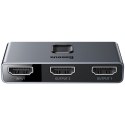 Dwukierunkowy rozdzielacz / splitter HDMI Baseus Matrix, 2x1 / 1x2, 4K