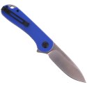 Nóż składany CIVIVI Elementum Flipper Blue G10, Satin Blade (C907F)