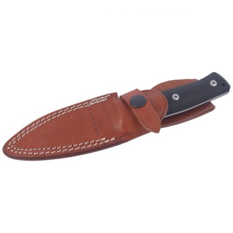 Nóż LionSteel Bushcraft G10 Black, Satin Blade (B35 GBK)