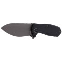 Nóż składany WE Knife Mote Black Titanium, Gray Stonewashed CPM S35VN by Ostap Hel (2005C)