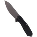 Nóż składany WE Knife Mote Black Titanium, Gray Stonewashed CPM S35VN by Ostap Hel (2005C)