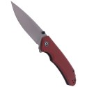 Nóż składany CIVIVI Brazen Burgundy G10, Stonewashed (C2102B)