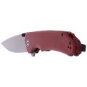 Nóż składany CIVIVI Brazen Burgundy G10, Stonewashed (C2102B)