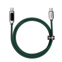 Kabel USB-C do USB-C Baseus Display, Power Delivery, 100W, 1m (zielony)