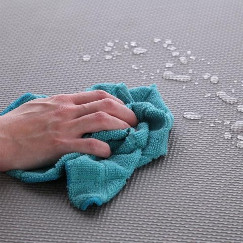 Mata Puzzle One Fitness MP10, 9 Elementów, 10 mm, Blue-Grey