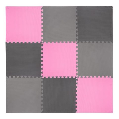 MATA PUZZLE MULTIPACK PINK-GREY 9 ELEMENTÓW 10MM ONE FITNESS