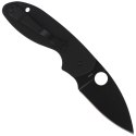 Nóż składany Spyderco Efficient G-10 Black / Black Blade Plain (C216GPBBK)