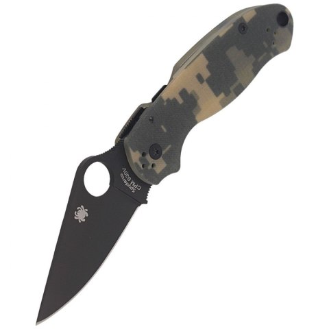Nóż składany Spyderco Para 3 G-10 Digital Camo / Black Blade Plain (C223GPCMOBK)