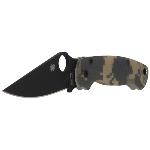 Nóż składany Spyderco Para Military 2 G10 Digital Camo, Black DLC Blade