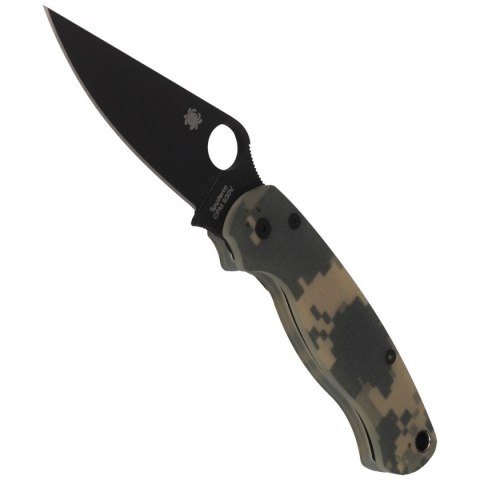 Nóż składany Spyderco Para Military 2 G10 Digital Camo, Black DLC Blade
