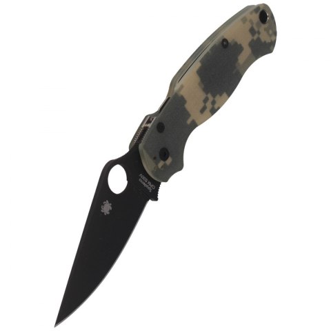 Nóż składany Spyderco Para Military 2 G10 Digital Camo, Black DLC Blade