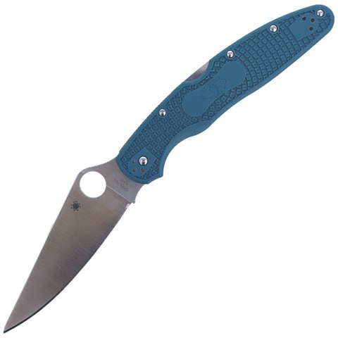 Nóż składany Spyderco Police 4 Lightweight FRN Blue, K390 Plain (C07FP4K390)