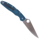 Nóż składany Spyderco Police 4 Lightweight FRN Blue, K390 Plain (C07FP4K390)