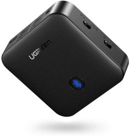Adapter odbiornik Bluetooth 5.0 UGREEN 3,5 mm AUX aptX CM144X (czarny)