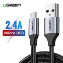 Kabel USB do Micro USB UGREEN 	US290 QC 3.0 2.4A 1m (czarny)