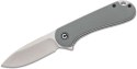 Nóż składany CIVIVI Elementum Flipper Gray G10, Satin Finish (C907B)