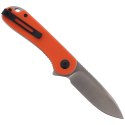 Nóż składany CIVIVI Elementum Flipper Orange G10, Satin Finish (C907R)