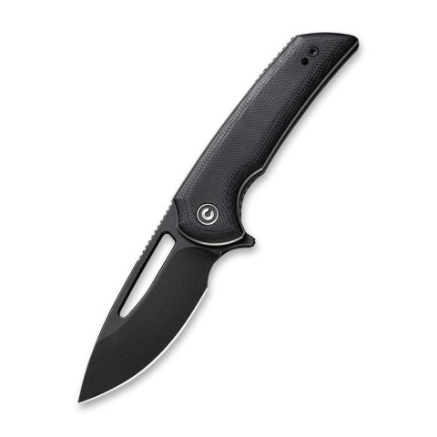 Nóż składany CIVIVI Odium Black G10, Black Stonewashed by Ferrum Forge Knife Works (C2010E)