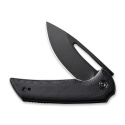 Nóż składany CIVIVI Odium Black G10, Black Stonewashed by Ferrum Forge Knife Works (C2010E)