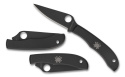 Nóż składany Spyderco HoneyBee Stainless Black Plain (C137BKP)