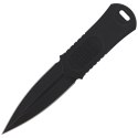 Nóż na szyję WE Knife OSS Dagger Black G10, Black Stonewashed by Justin Lundquist (2017E)