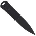 Nóż na szyję WE Knife OSS Dagger Black G10, Black Stonewashed by Justin Lundquist (2017E)