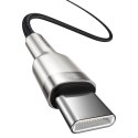 Kabel USB-C do USB-C Baseus Cafule, 100W, 1m (czarny)