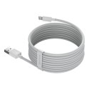 Kabel USB do Lightning Baseus Simple Wisdom, 2.4A, 1.5m (biały) 2szt.