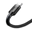 Kabel USB do USB-C Baseus Cafule 2A 2m (szaro-czarny)