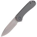 Nóż składany CIVIVI Elementum Flipper Gray G10, Satin Finish (C907B)