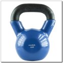 Ketllebell żeliwny pokryty winylem 12 kg HMS KNV12 Blue