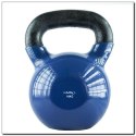 Ketllebell żeliwny pokryty winylem 16 kg HMS KNV16 Blue