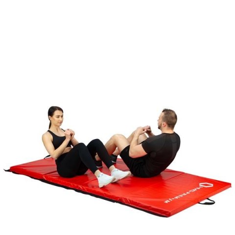MGS01 RED MATERAC GIMNASTYCZNY SKŁADANY 2400x1200 MM HMS PREMIUM
