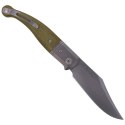 Nóż składany LionSteel Gitano Green Canvas, Satin Blade (GT01 CVG)